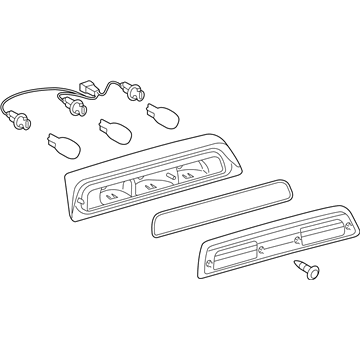 Toyota 81570-0C051 Lamp Assembly, Stop Ctr