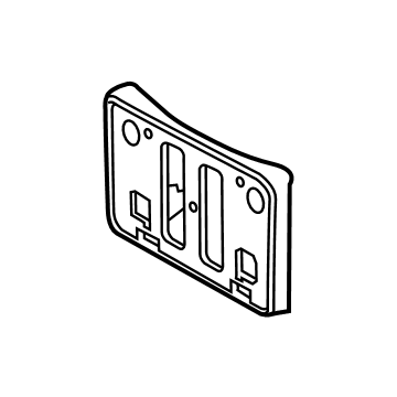 Toyota 75101-06110 License Bracket