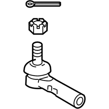 Toyota 45046-09330 Tie Rod End Sub-Assembly, Left