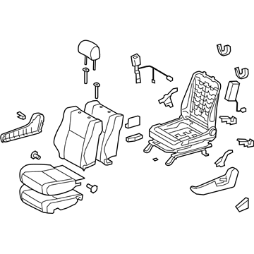 Toyota 71200-0C600-B7 Seat Assembly