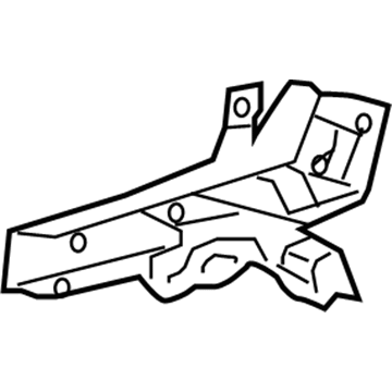 Toyota 79801-48090 Frame, Fold Seat Cushion