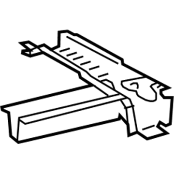 Toyota 57506-42050 Reinforcement Sub-Assy, Front Floor Under