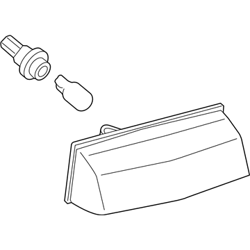 Toyota 81270-53011 License Lamp