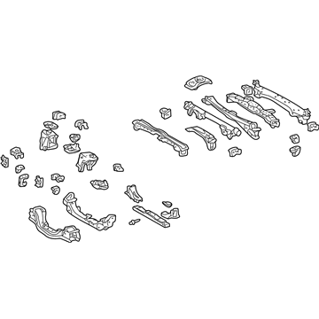 Toyota 51001-0C126 Frame Sub-Assembly