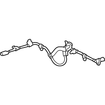 Toyota 89545-60030 Sensor, Speed, Rear RH