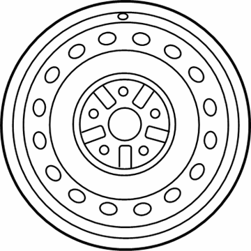 Toyota 42611-06350 Wheel, Disc