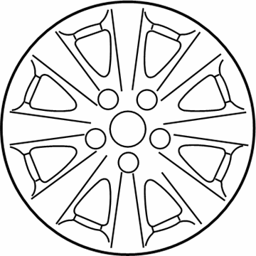 Toyota 42611-06370 Wheel, Disc