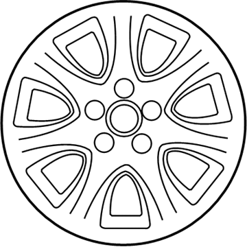 Toyota 42611-06390 Wheel, Disc