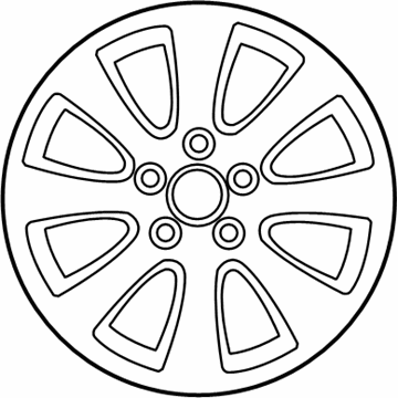 Toyota 42611-06361 Wheel, Alloy