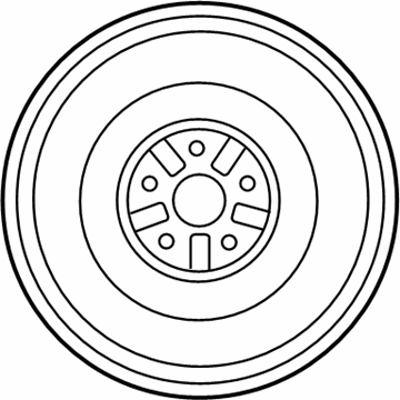 Toyota 42611-06380 Wheel, Steel