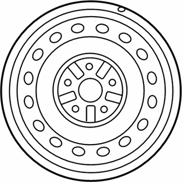 Toyota 42611-33541 Wheel, Disc