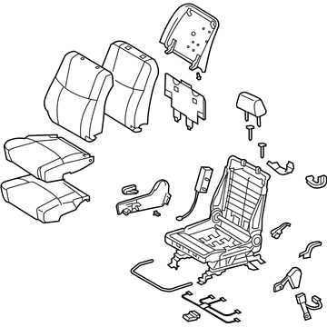 Toyota 71100-AC340-A3 Seat Assembly