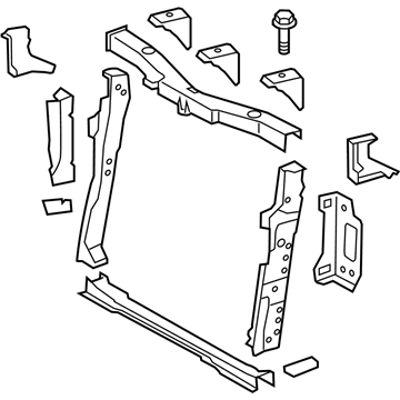 2009 Scion xB Radiator Support - 53201-12905