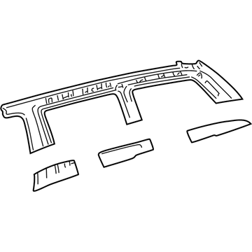 Toyota 61732-08010 Panel, Roof Side, Inner LH