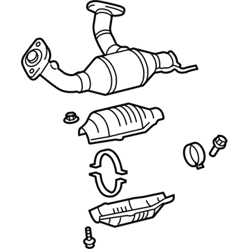 2004 Toyota 4Runner Exhaust Pipe - 17450-31010