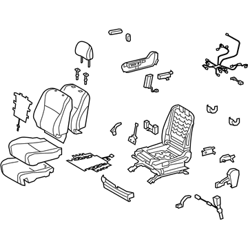 Toyota 71100-0E180-B3 Seat Assembly