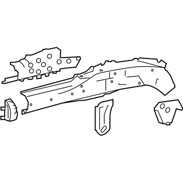 Toyota 57101-02926 Rail Assembly