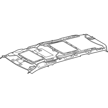 Toyota 63320-08916-E0 HEADLINING Assembly, Rear