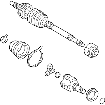 Toyota 43410-52071 Axle Assembly