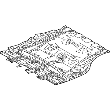 Toyota 58202-42060 PAN SUB-ASSY, CTR FL