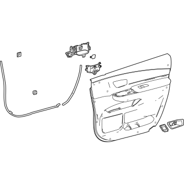 Toyota 67610-08241-B3 PANEL ASSY, DOOR TRI