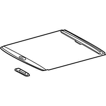 Toyota 63306-0C011-B3 Trim Sub-Assy, Sunshade