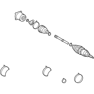 Toyota 42340-48020 Axle Assembly