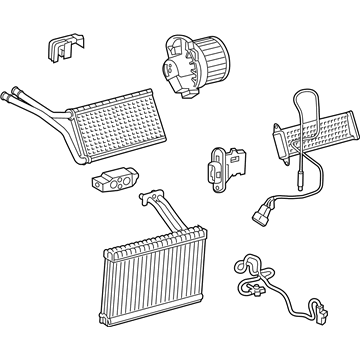 Scion 87010-74180 Evaporator Assembly