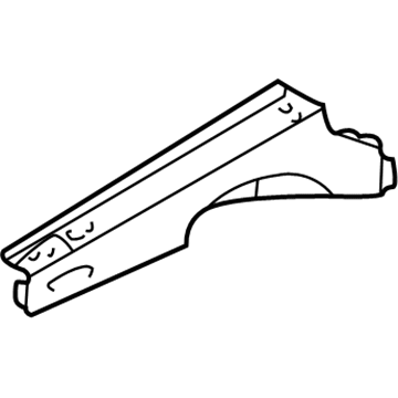 Toyota 53731-52020 Upper Rail, Passenger Side