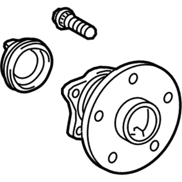 Toyota 42450-06090 Rear Axle Bearing And Hub Assembly