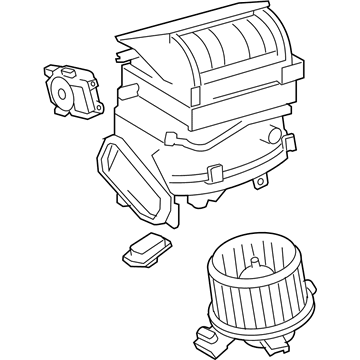 Toyota 87130-02520 Blower Assembly
