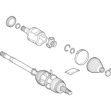 Toyota 42340-52070 Shaft Assembly, Rr Drive