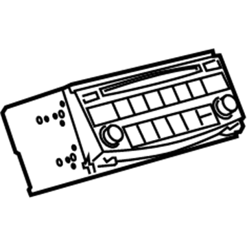 Toyota 86120-AC140 Receiver Assembly, Radio