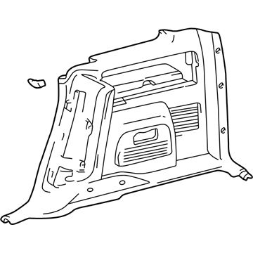 Toyota 64730-42040-B0 Panel Assembly, Deck Trim