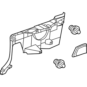 Toyota 62513-06020-A0 Lower Quarter Trim