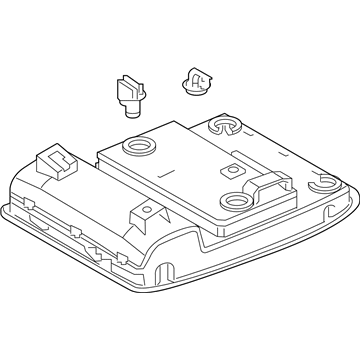 Toyota 81208-42130-C0 Lamp Sub-Assembly, Map