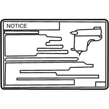 Scion 11285-22080 Info Label