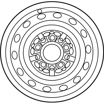 Toyota 42611-06010 Wheel, Disc