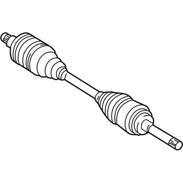 Toyota 43430-0C010 Shaft Assembly, Front Drive, Left