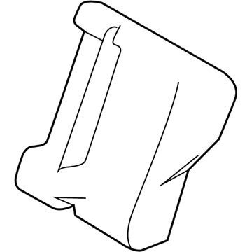 Toyota 71078-42890-C7 Rear Seat Back Cover, Left (For Separate Type)