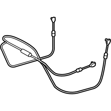 Toyota 72380-0R050 Cable Assembly, Seat Adjust