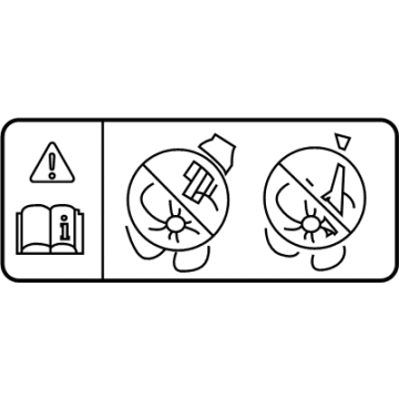 Toyota 16793-36030 Fan Label