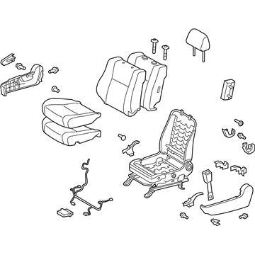 Toyota 71100-0C620-B7 Seat Assy, Front RH