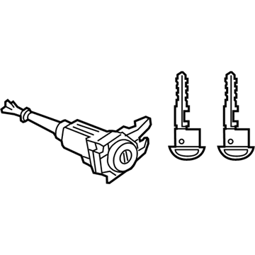 2019 Toyota Yaris Door Lock Cylinder - 69052-WB001