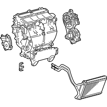 Toyota 87050-08071 Evaporator Assembly