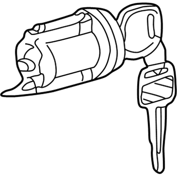 Toyota 69057-20480 Cylinder & Keys