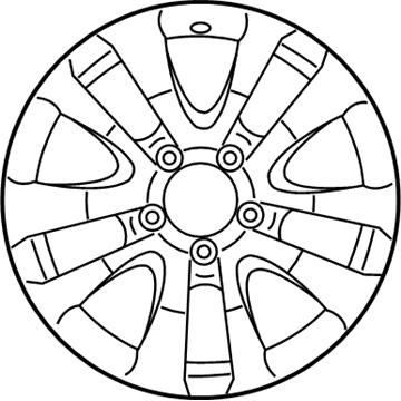 Toyota 42611-0C120 Wheel, Alloy