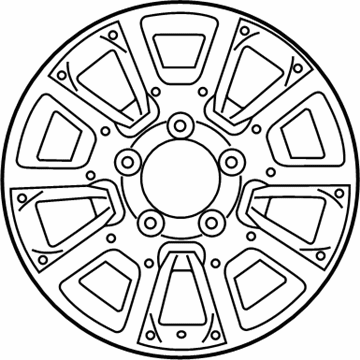 Toyota 42611-0C351 Wheel, Alloy