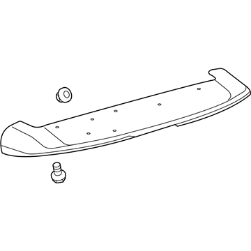 Toyota 76085-35903 Spoiler Sub-Assembly, Rear L/PA