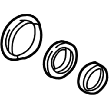 Toyota 04422-02030 Oil Seal Kit, Front AXL